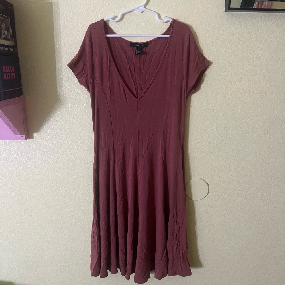 Pink Flowy Dress